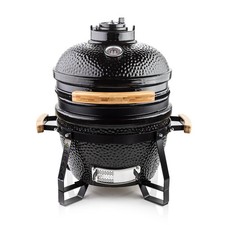 Fire Mountain Black Kamado Ceramic BBQ with Protective Cover 38cm