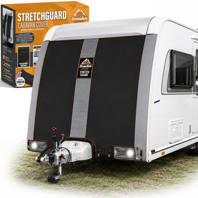 STRETCHGUARD V2 Wohnwagen Front Abschleppplane Universal Schutz Stretch Design