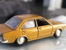 Vintage Schuco Audi 80 1:43 Die Cast Car Made Germany Hood Trunk Doors Open