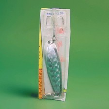 Vintage 1977 Luhr Jensen Krocodile 1/2 oz Chrome Silver Prism-Lite New Trimmed