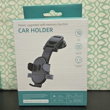DZ-16 Universal Car Phone Mount Holder Black Suction Cup 360 Dash/Windshield