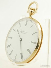 Jules Jurgensen vintage pocket watch, 17 jewels, extra thin YBM case, with box
