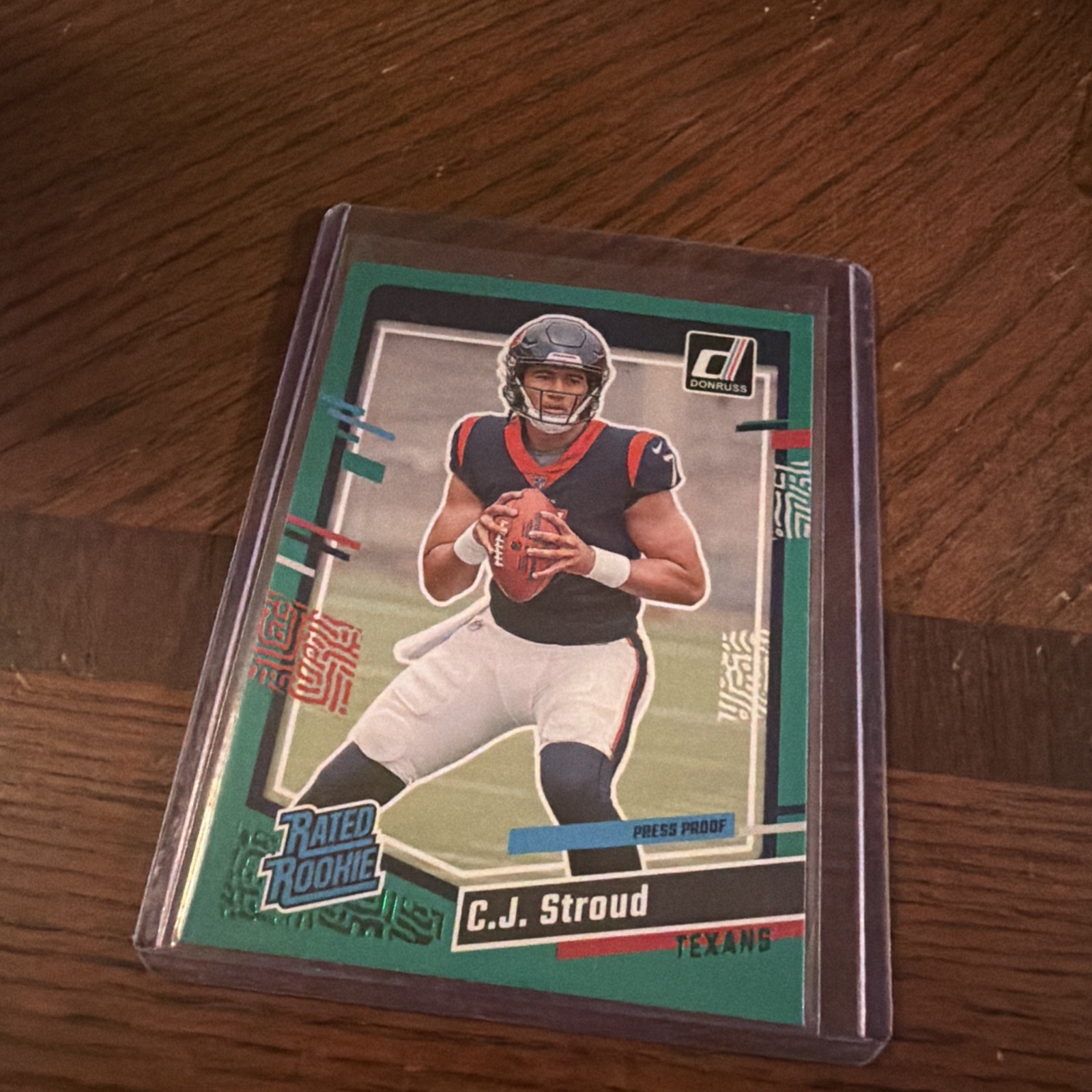 2023 Panini Donruss - Rated Rookie C.J. Stroud #339 Press Proof Green (RC)