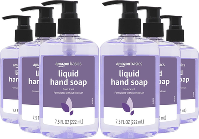 #ad Amazon Basics Original Fresh Liquid Hand Soap 7.5 Fl Oz Pack of 6 $7.76