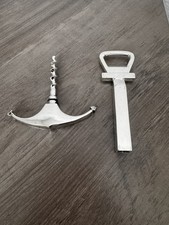 Silver Plated Anchor Bottle Opener Corkscrew Nautical Vintage international co.