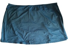 Jantzen Women's Swimsuit Size 14 Side Slit Swim Overskirt Blue A489050