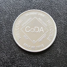 CoDA Co-Dependents Anonymous Recovery Medallion Welcome Token