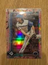 Hiromi Itoh 2025 Topps Chrome NPB #177 Cherry Blossoms Sakura Refractor 11/15