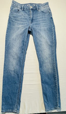 Old Navy Wow High-Rise Straight Jeans Women s 4 Blue Medium Wash 5-Pocket