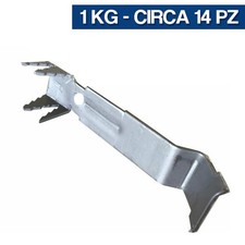 CODETTE ARPIONI 4 PUNTE STAFFE PER CONTROTELAIO PER BUSSOLE IN LEGNO KG 1 (16501