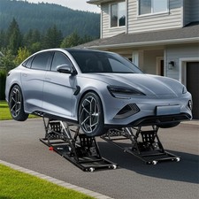 7000 Lbs Portable Car Lift Heavy Duty Quick Jack With 28 Max Height Locking L