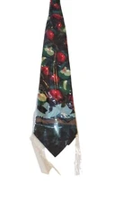 NEW Custom Neckwear Mens Tie Necktie Abstract Apples Mountains Fall Outdoor