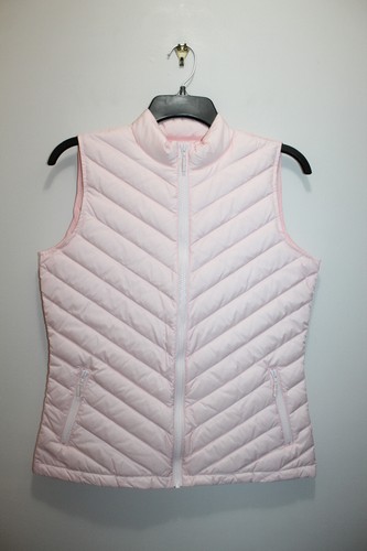 J. MCLAUGHLIN WOMENS LUMI VEST DOWN & FEATHERS LIGHT FULL ZIP SOFT PINK XS M & L - Picture 4 of 23