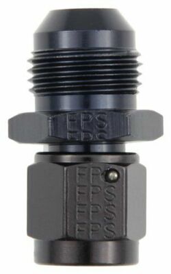 Russell 659983 AN Expander Fitting -10AN Female to -12AN Male Straight Black