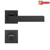 Karcher TüRdrüCker-Rosetten-Garnitur ER46Q Seattle Kosmos Schwarz WC TüRgriff