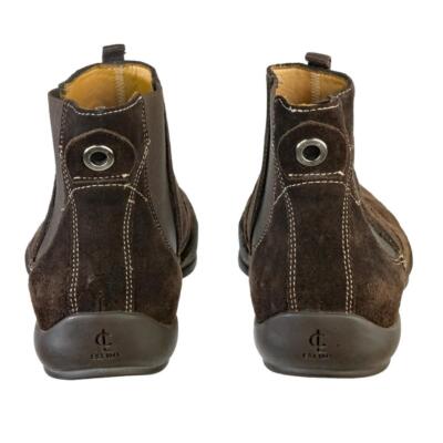 COACH Chelsea Ankle Boots Sz. 7.5 D Dark Brown Suede Leather  display picture 2