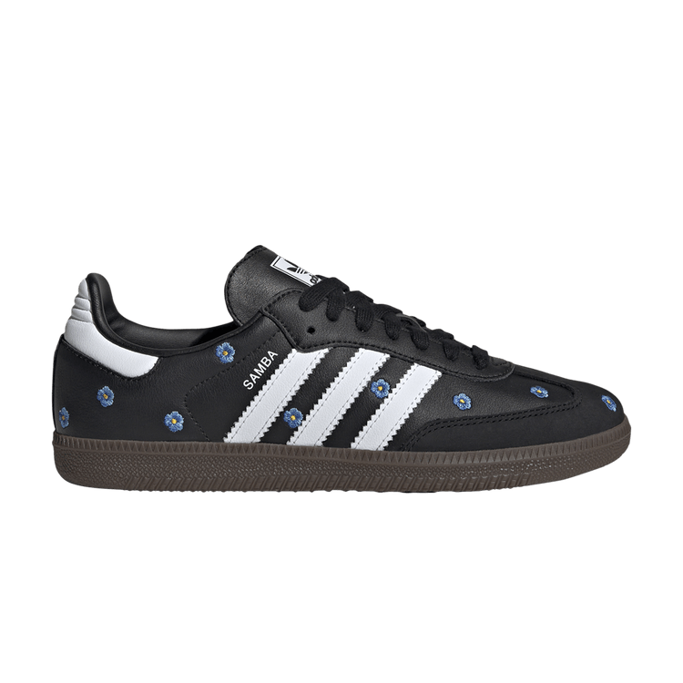 adidas Samba OG Black Embroidered Floral W - IF4397 Black | eBay