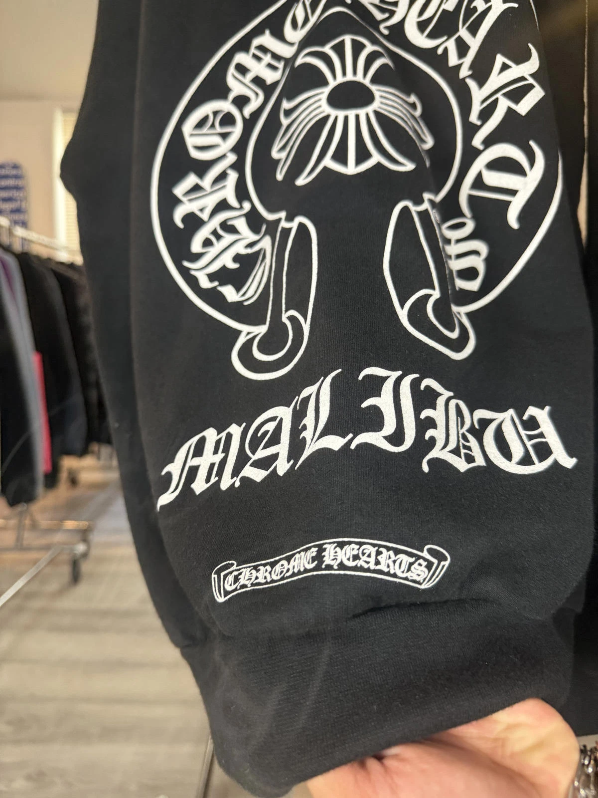 Cerniera nera Chrome Hearts Malibu