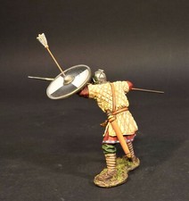 JOHN JENKINS VIKINGS  SAXONS SX-51A ANGLO SAXON FRYDMAN DEFENDING WITH SPEAR