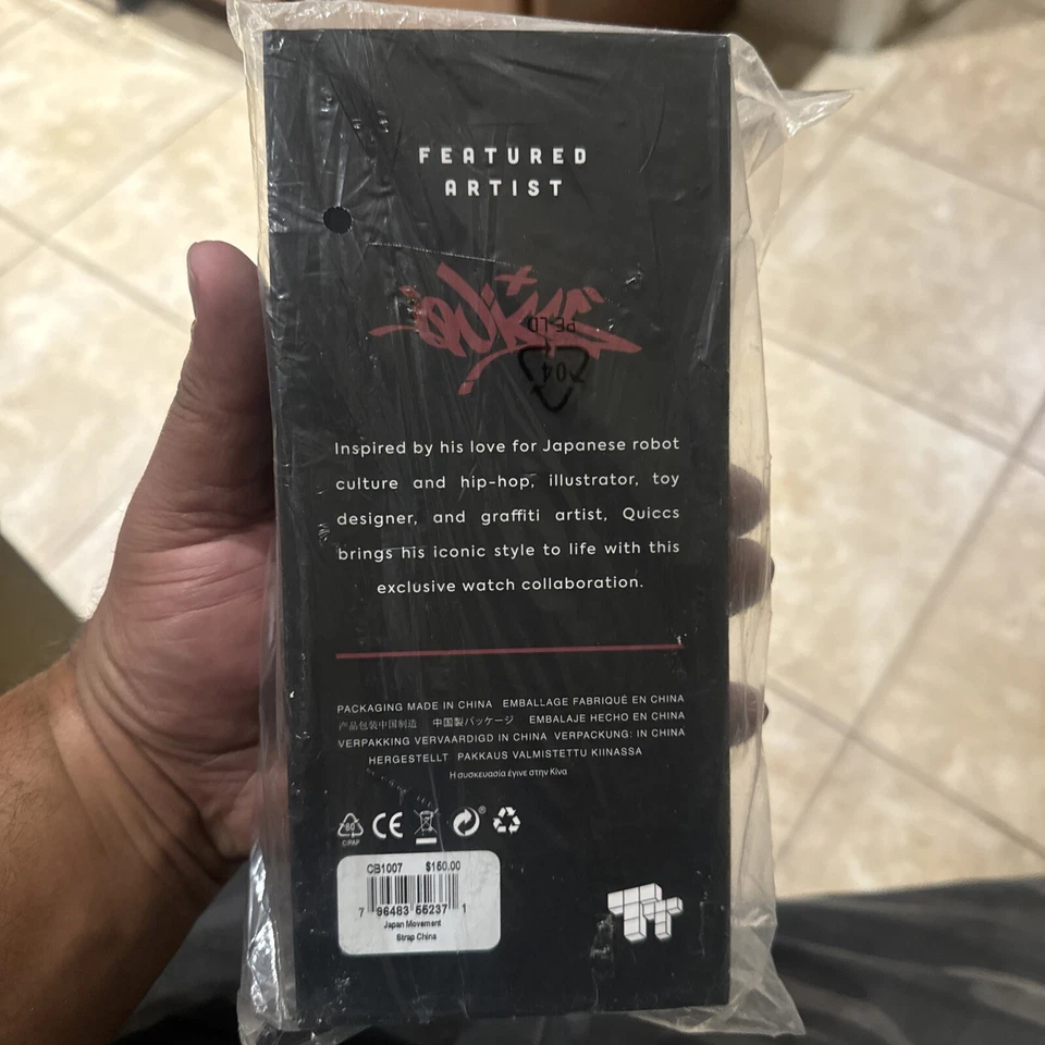 Reloj Toy Tokyo exclusivo del 20 aniversario TEQ63 OG negro Foto 3 de 3