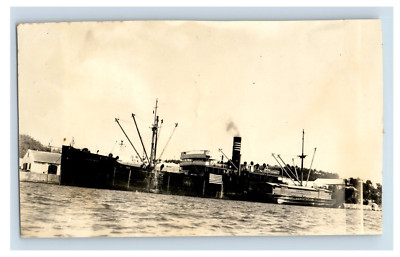 1920's S.S. Silver Sword Liner Sword Steamship Line Real Photo 4 SP1