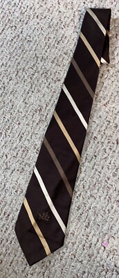 The Regency Collection by Don Loper Brown Striped Tie