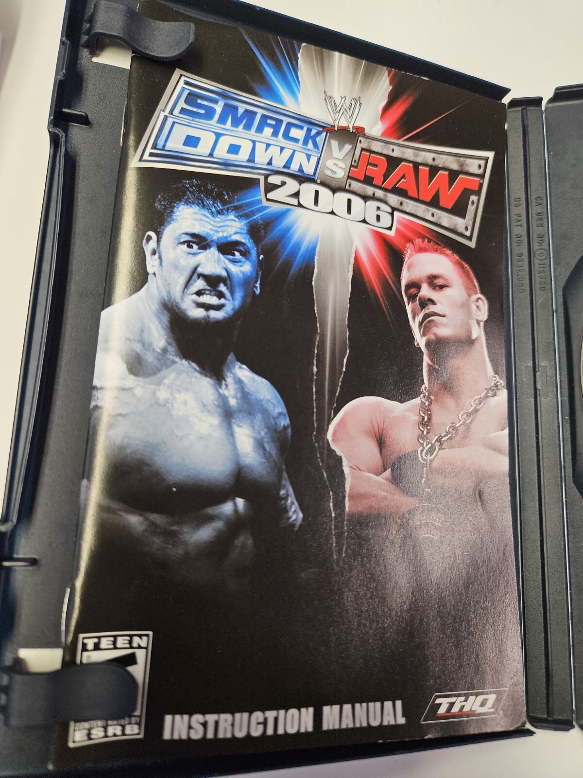 WWE Smackdown vs Raw 2006 (PS2 PlayStation 2, 2005) Cib W Manual