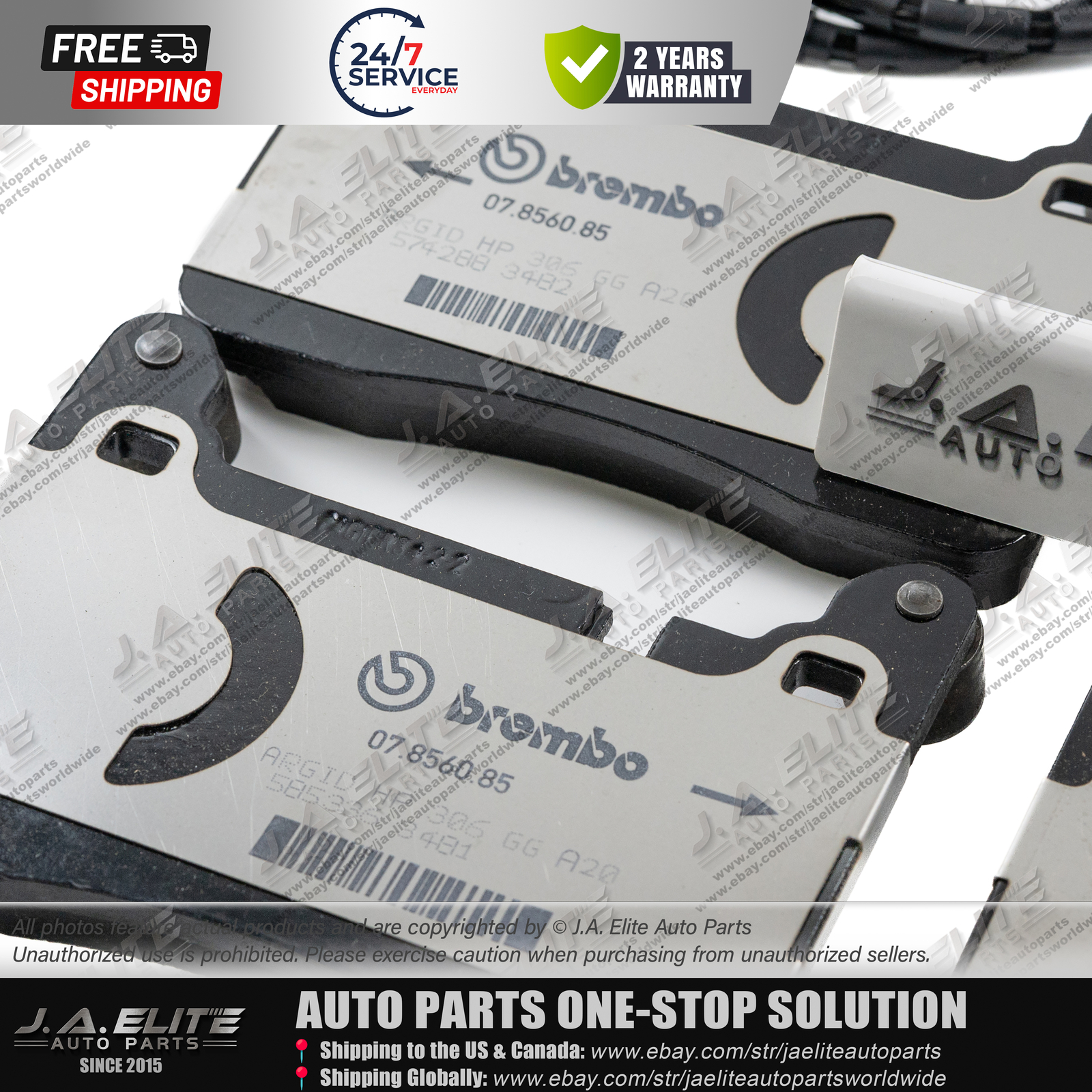 Genuine Front & Rear Brake Pads fit Aston Martin DB9 DB11 + FREE SENSOR