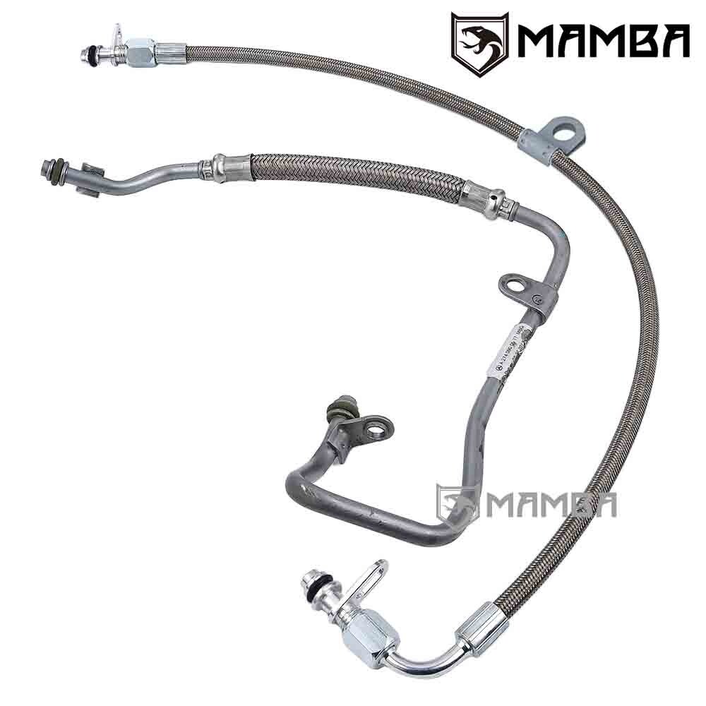 PTFE Turbo Oil Feed Line Fits Mercedes Benz M274 2.0L C300 (W205 