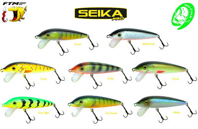 Seika Pro Tokio 9 cm Wobbler Zander Nacht Barsch Raubfisch Spinnfischen Hecht