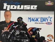 VRHTF NHRA SUPER COOL RARE "RICKEY HOUSE TOP FUEL HARLEY MOTORCYCLE" HAND OUT