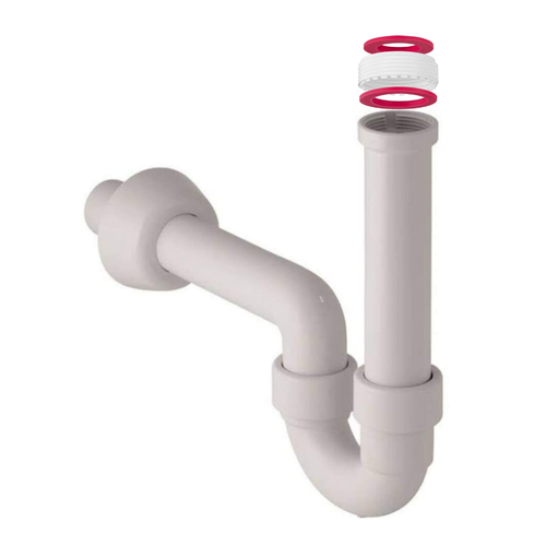 Schläfer | Riduzione per Sifone in PVC Modello Basso Adattatore M 1"1/2 a 1"1/4 - Foto 6 di 10