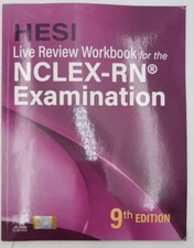 HESI Live Review Wkbk for the NCLEX-RN Examination 9th Ed 2025-9780323934398