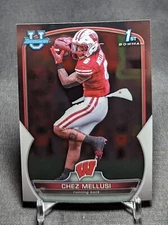 Chez Mellusi 1st Rookie RC 2022 Bowman Chrome U University Card #86 Wisconsin