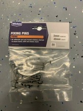 Wickes PVCu Black Fascia Fixing Nails 2mm/40mm - Pack of 50