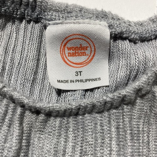 Wonder Nation Girl's Short Sleeve Gray Jumpsuit Size 3T - Picture 3 of 8