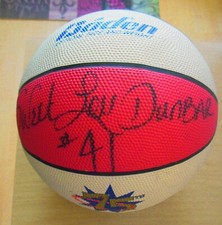 Sweet Lou/Sander/Osborne auto 75th Anniv. Harlem Globetrotters Basketball COA