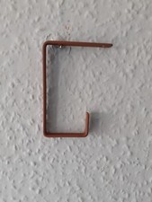 2x STRONG STURDY 5" x 13mm x 3mm GARAGE OR SHED HANGING STORAGE BRACKET - RED.