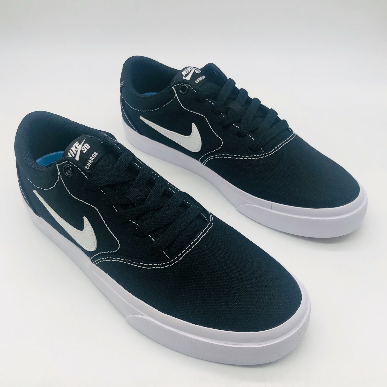 Nike - SB Charge Mid Canvas Black/White/Black/White - Shoes - Impericon.com  Worldwide