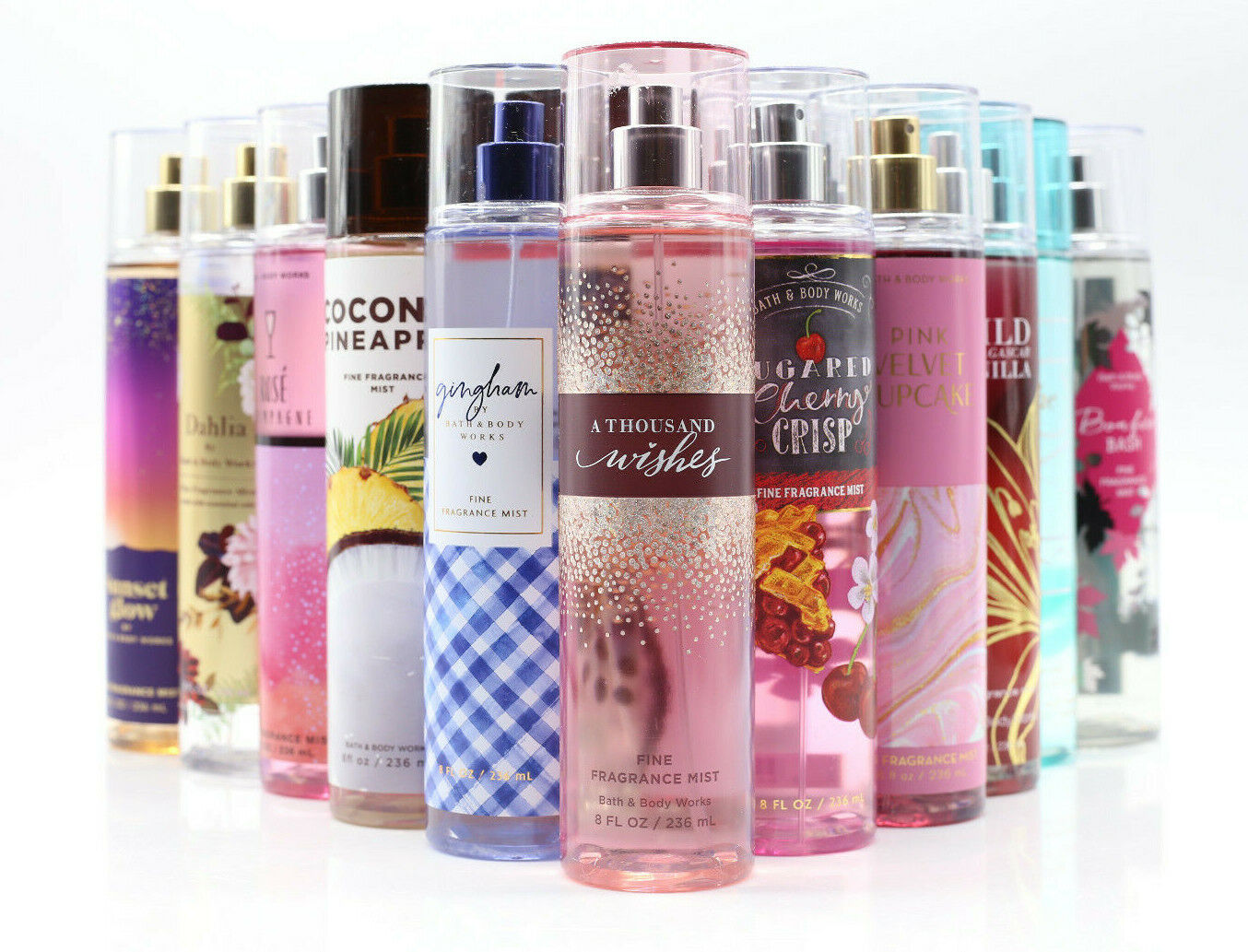 BATH AND BODY WORKS FINE FRAGRANCE MIST BODY SPLASH SPRAY 8 FL OZ YOU  PICK!!