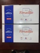 Supreme Duralex Glass Mugs Set of 12  Amber & Clear Both Boxes SS23 Brand New