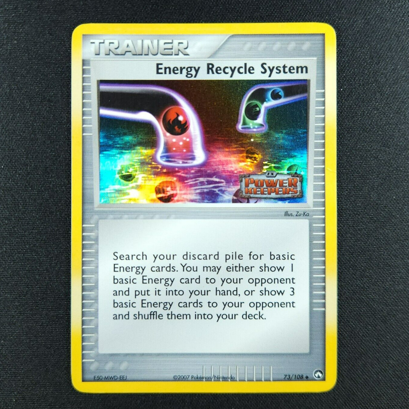 Energy Recycle System 73/108 - Power Keepers - DMG - Pokemon Card
