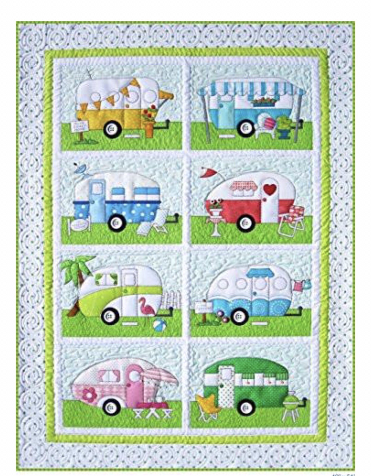 Amy Bradley Designs ABD269 Campers Quilt Pattern 890848002454 | eBay