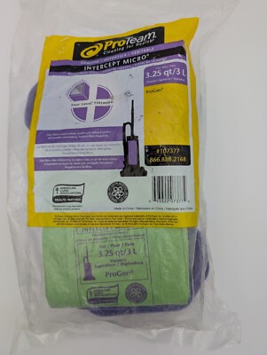 ProTeam Vacuum Filters Green 10/Pack (107314) 107377 Intercept Micro ProGen