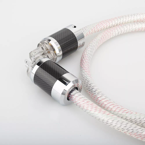 12Cores 7N OCC Silver Plated HiFi Audio Power Cable EU US AC Mains Supply Cord - Picture 13 of 19