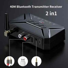 Bluetooth5.0 Transmitter Receiver 40M HD Low Latency Wireless Bluetooth Adapter