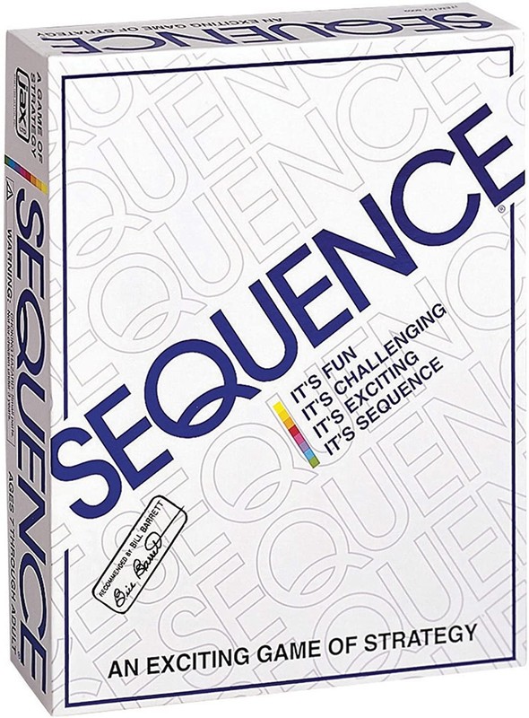 Jax Sequence - Original Sequence Game with Folding Board, Cards and Chips by Jax