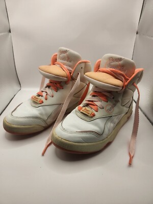 Retro Vtg Reebok Dance Barbie Style Double Tongue Shoes, Women's US