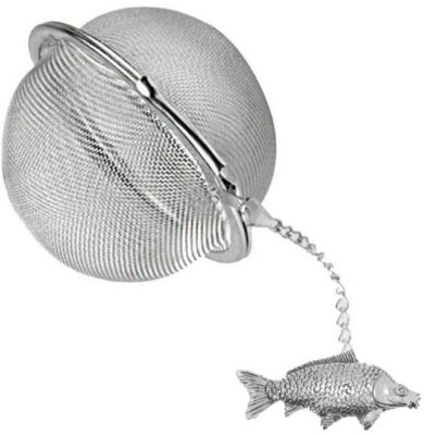 ppf11 Gewöhnliche Karpfenfische 2 Zoll Tee Kugel Mesh Infuser Edelstahl Kugel Sieb 