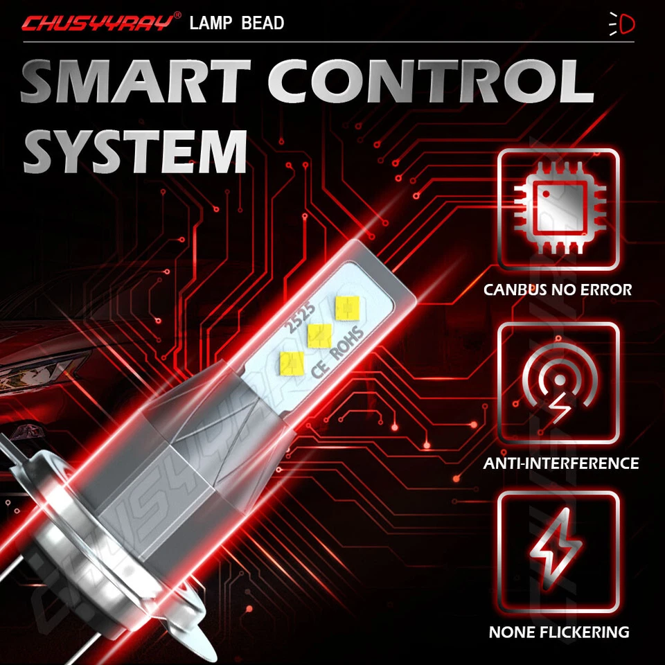 Combo Faro LED H7 H9 Bombillas Luces para Kawasaki Vulcan 2000 2004-2009 Foto 3 de 4